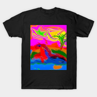 Abstract Island T-Shirt